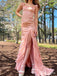 Elegant Spaghetti Strap Sweetheart Bodycon Sheath Long Prom Dress Ideas, Evening Party Dresses,ZX539