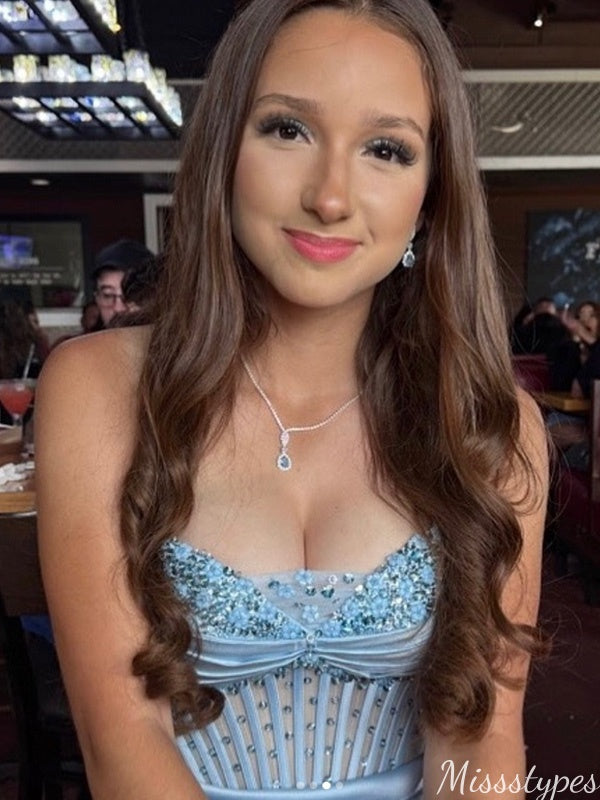 Elegant Strapless Scoop Mermaid Long Prom Dress Ideas, Evening Party Dresses,ZX885