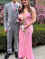Casual Spaghetti Strap V-neck Mermaid Long Prom Dress Ideas, Evening Party Dresses,ZX893