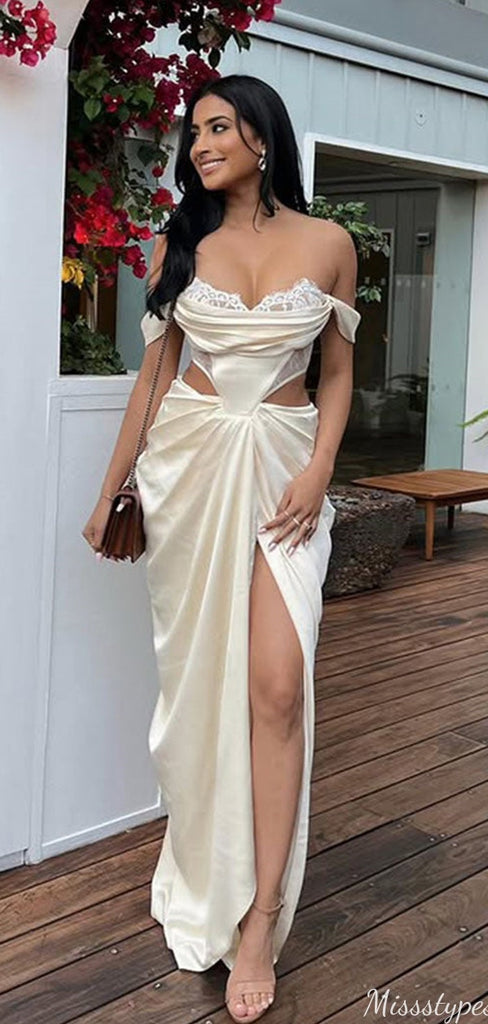 Sexy Strapless Off-shoulder Mermaid Long Prom Dress Ideas, Evening Party Dresses,ZX904