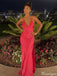 Sexy Spaghetti Strap V-neck Mermaid Long Prom Dress Ideas, Evening Party Dresses,ZX907