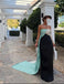 Mismatched Black&White&Blue Strapless Long With Trailing Women Evening Prom Evening Dress,ZX240