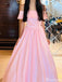 Elegant Off-shoulder A-line Long Prom Dress Ideas, Evening Party Dresses,ZX915