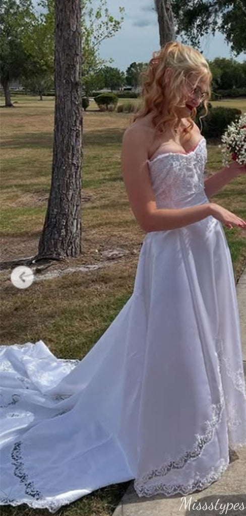 Gorgeous Strapless Sweetheart A-line Long Prom Dress Ideas, Evening Party Dresses,ZX920