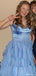 Gorgeous Strapless A-line Long Prom Dress Ideas, Evening Party Dresses,ZX921