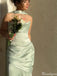 Elegant Strapless Bateau Mermaid Long Prom Dress Ideas, Evening Party Dresses,ZX924