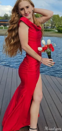 Elegant Off-shoulder Mermaid Long Prom Dress Ideas, Evening Party Dresses,ZX925