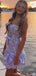Gorgeous Strapless Lace Sheath Short Mini Homecoming Dress,HM363