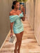 Gorgeous Strapless Off-shoulder Sheath Short Mini Homecoming Dress,HM365