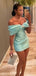 Gorgeous Strapless Off-shoulder Sheath Short Mini Homecoming Dress,HM365
