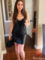 Formal Spaghetti Strap Sweetheart Sheath Short Mini Homecoming Dress,HM368