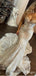 Elegant Princess White Sweetheart Off Shoulder Mermaid With Trailing Tulle Wedding Dresses HS03