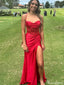 Elegant Spaghetti Strap Sweetheart Mermaid Long Prom Dress Ideas, Evening Party Dresses,ZX932