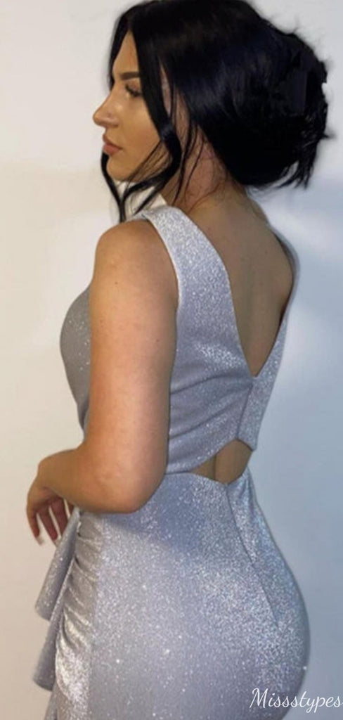 Gorgeous V-neck Mermaid Long Prom Dress Ideas, Evening Party Dresses,ZX935