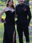 Formal Strapless Unique Mermaid Long Prom Dress Ideas, Evening Party Dresses,ZX940