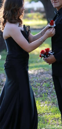 Formal Strapless Unique Mermaid Long Prom Dress Ideas, Evening Party Dresses,ZX940