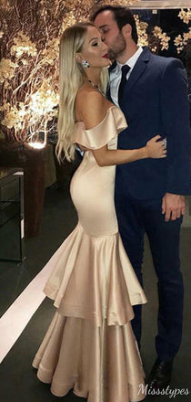 Formal Sweetheart Off-shoulder Mermaid Long Prom Dress Ideas, Evening Party Dresses,ZX550