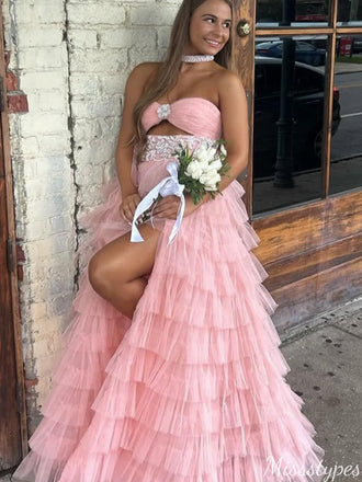Gorgeous Sweetheart Strapless A-line Long Prom Dress Ideas, Evening Party Dresses,ZX950
