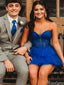 Elegant Strapless Sweetheart A-line Short Mini Homecoming Dress,HM383