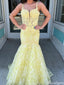 Gorgeous Spaghetti Strap Mermaid Long Prom Dress Ideas, Evening Party Dresses,ZX953