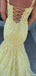 Gorgeous Spaghetti Strap Mermaid Long Prom Dress Ideas, Evening Party Dresses,ZX953