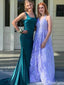Casual Spaghetti Strap Mermaid Long Prom Dress Ideas, Evening Party Dresses,ZX958