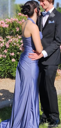 Elegant Halter Mermaid Long Prom Dress Ideas, Evening Party Dresses,ZX965