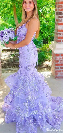 Gorgeous V-neck Spaghetti Strap Mermaid Long Prom Dress Ideas, Evening Party Dresses,ZX555
