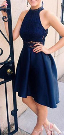 Gorgeous Halter A-line Short Mini Homecoming Dress,HM405