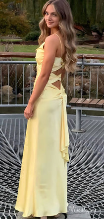 Sexy V-neck Spaghetti Strap Mermaid  Long Prom Dress Ideas, Evening Party Dresses,ZX507