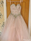 Elegant Spaghetti Strap Sweetheart A-line Long Prom Dress Ideas, Evening Party Dresses,ZX982