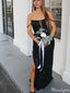 Elegant Off-shoulder Strapless V-neck Long Prom Dress Ideas, Evening Party Dresses,ZX986