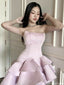 Elegant Strapless A-line Short Mini Homecoming Dress,HM417