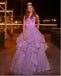 Purple Princess Alluring Sweetheart Long Evening Prom Evening Dress,ZX198