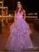 Purple Princess Alluring Sweetheart Long Evening Prom Evening Dress,ZX198