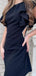 Formal Short Sleeves Sheath Short Mini Homecoming Dress,HM424