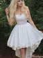 Elegant Strapless Sweetheart High-low Short Mini Homecoming Dress,HM428