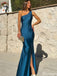 Elegant One-shoulder Mermaid Long Prom Dress Ideas, Evening Party Dresses,ZX994