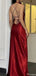 Elegant Spaghetti Strap Mermaid Long Prom Dress Ideas, Evening Party Dresses,ZX995