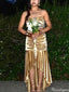 Elegant Strapless Sheath Long Prom Dress Ideas, Evening Party Dresses,ZX997