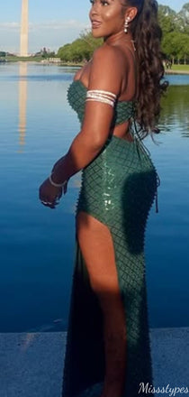 Sexy Strapless Mermaid Long Prom Dress Ideas, Evening Party Dresses,ZX998