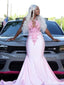 Gorgeous Strapless V-neck Mermaid Long Prom Dress Ideas, Evening Party Dresses,ZX1000