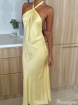 Elegant Halter Backless Mermaid Long Prom Dress Ideas, Evening Party Dresses,ZX561