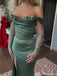 Gorgeous Strapless Off-shoulder Mermaid Long Prom Dress Ideas, Evening Party Dresses,ZX1002