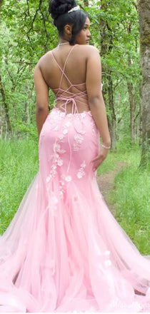 Gorgeous Spaghetti Strap Mermaid Long Prom Dress Ideas, Evening Party Dresses,ZX1006