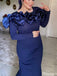 Gorgeous Long Sleeves Mermaid Long Prom Dress Ideas, Evening Party Dresses,ZX1008