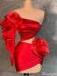 Elegant Strapless Unique Sheath Short Mini Homecoming Dress,HM437