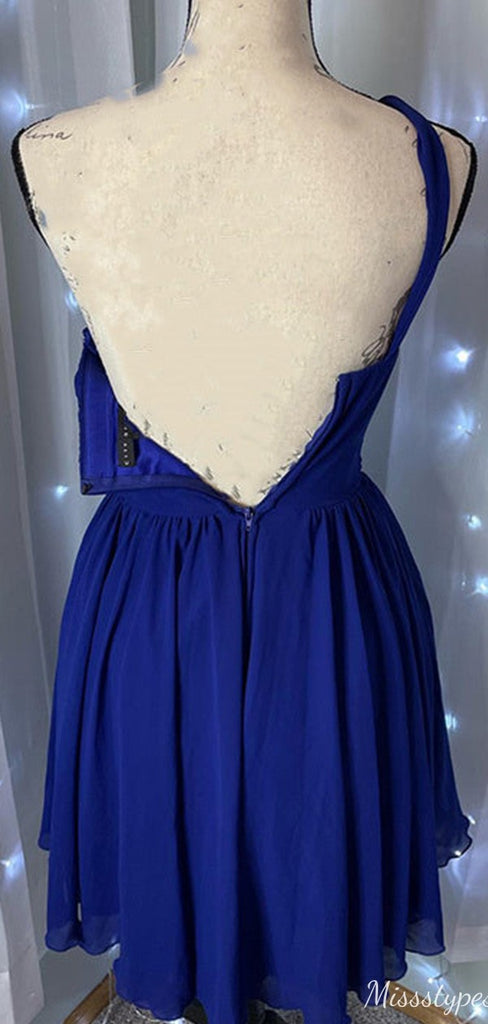 Gorgeous One-shoulder A-line Short Mini Homecoming Dress,HM441