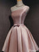 Elegant One-shoulder A-line Short Mini Homecoming Dress,HM442