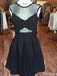 Sexy Illusion A-line Short Mini Homecoming Dress,HM446